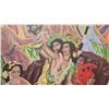Image 7 : Large 96" x 48" "Festival of the Sea" by Eugene Savage, Giclee on Canvas, Frameless