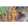 Image 9 : Large 96" x 48" "Festival of the Sea" by Eugene Savage, Giclee on Canvas, Frameless