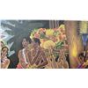 Image 10 : Large 96" x 48" "Island Feast" by Eugene Savage, Giclee on Canvas, Frameless
