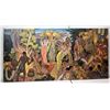 Image 1 : Large 96" x 48" "Island Feast" by Eugene Savage, Giclee on Canvas, Frameless