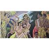 Image 9 : Large 96" x 48" "Island Feast" by Eugene Savage, Giclee on Canvas, Frameless