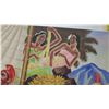 Image 14 : Large 96" x 48" "Aloha, Universal Word" by Eugene Savage, Giclee on Canvas, Frameless