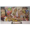 Image 2 : Large 96" x 48" "Aloha, Universal Word" by Eugene Savage, Giclee on Canvas, Frameless