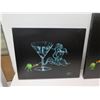 Image 2 : Qty 3 Black Martini on Canvas Signed by Artist Goddard approx 22" H