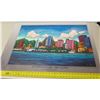 Image 2 : Qty 5 Unframed Prints: Honolulu Skyline by Fred Peters 36" x 26"