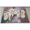 Image 1 : Qty 5 Unframed Prints: White & Yellow Orchids 24" x 18"