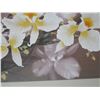 Image 3 : Qty 5 Unframed Prints: White & Yellow Orchids 24" x 18"