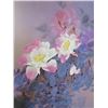 Image 2 : Qty 4 Unframed Prints: Pink & Purple Flowers 20" x 24"