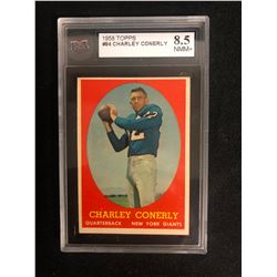 1958 TOPPS #84 CHARLEY CONERLY (8.5 NMM+)