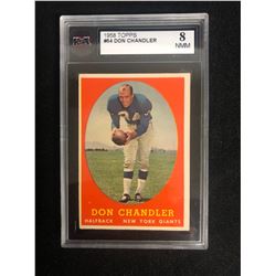 1958 TOPPS #54 DON CHANDLER (8 NMM)