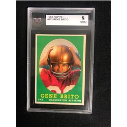 1958 TOPPS #113 GENE BRITO (8 NMM)