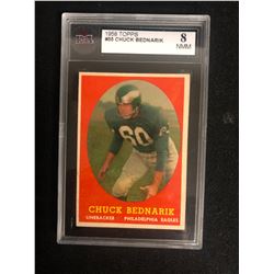 1958 TOPPS #35 CHUCK BEDNARIK (8 NMM)