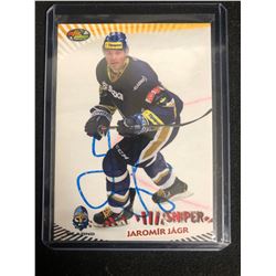 JAROMIR JAGR SIGNED 2013-14 OFS PLUS HOCKEY CARD