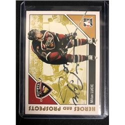 MILAN LUCIC SIGNED ITG HEROES & PROSPECTS HOCKEY CARD