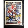 Image 1 : THEO FLEURY SIGNED 1992-93 UPPER DECK HOCKEY CARD