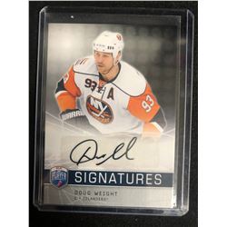 DOUG WEIGHT SIGNED BE A PLAYER HOCKEY CARD