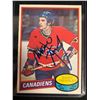 Image 1 : MARIO TREMBLAY SIGNED VINTAGE CANADIENS HOCKEY CARD