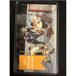 RON ELLIS SIGNED VINTAGE HOCKEY CARD