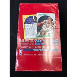 1990-91 NBA HOOPS BASKETBALL HOBBY BOX