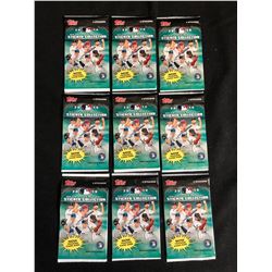 2019 TOPPS MLB STICKER COLLECTION PACKS LOT