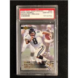 2000 COLL. EDGE GRADED #MB MARK BRUNELL HAWAII XV-PREVIEW (GEM MINT 10)