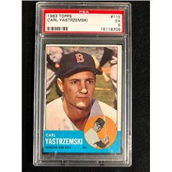 1963 TOPPS #115 CARL YASTRZEMSKI (EX 5)