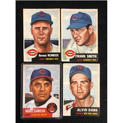 1953 TOPPS BASEBALL CARD LOT