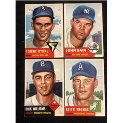 1953 TOPPS BASEBALL CARD LOT