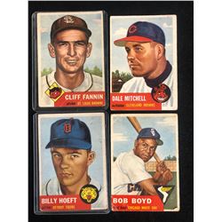 1953 TOPPS BASEBALL CARD LOT