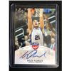 Image 1 : MILES PLUMLEE SIGNED AUTHENTIC SIGNATURES LEAF BASKETBALL CARD