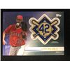 Image 1 : 2018 TOPPS #JRP-AP ALBERT PUJOLS JACKIE ROBINSON COMMEMORATIVE PATCH CARD