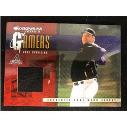 2003 DONRUSS #G-25 CURT SCHILLING GAME WORN JERSEY CARD