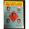 Image 1 : 1963 Topps #3 1962 NL Home Run Leaders
