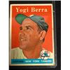 Image 1 : 1958 TOPPS #370 YOGI BERRA