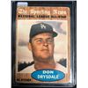 Image 1 : 1962 Topps #398 Don Drysdale Sporting News All Star