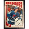 Image 1 : MICHEL GOULET SIGNED NORDIQUES HOCKEY CARD