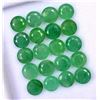 Image 2 : Natural Emerald 5 MM Round Cut Green Loose Gemstone 100 Pieces Lot