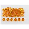 Image 1 : NATURAL GOLDEN CITRINE 5 MM ROUND CUT FACETED LOOSE GEMSTONE 100 PIECES LOT