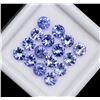 Image 2 : Natural Tanzanite 4 MM Round Cut Lustrous Voilet Blue Loose Gemstone 100 Pieces Lot