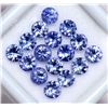 Image 3 : Natural Tanzanite 4 MM Round Cut Lustrous Voilet Blue Loose Gemstone 100 Pieces Lot