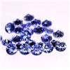Image 4 : Natural Tanzanite 4 MM Round Cut Lustrous Voilet Blue Loose Gemstone 100 Pieces Lot