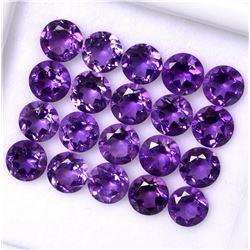 AAA QUALITY NATURAL AMETHYST ROUND CUT PURPLE 4 MM LOOSE GEMSTONE 100 PIECES LOT