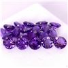 Image 2 : AAA QUALITY NATURAL AMETHYST ROUND CUT PURPLE 4 MM LOOSE GEMSTONE 100 PIECES LOT