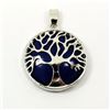 Image 2 : LAPIS LAZULI GEMSTONE TREE OF LIFE DESIGN PENDANT