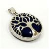 Image 3 : LAPIS LAZULI GEMSTONE TREE OF LIFE DESIGN PENDANT