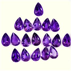 Amethyst Pear Cut 6x4mm Loose Gemstone 100 Pieces Lot