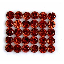 Red Garnet Round Cut 4x4mm Loose Gemstone 100 Pieces Lot