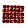 Image 1 : Red Garnet Round Cut 4x4mm Loose Gemstone 100 Pieces Lot