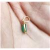 Image 2 : NATURAL GREEN EMERALD GEMSTONE 14 KT YELLOW GOLD HANDMADE PENDANT JEWELRY 2.30Ct