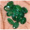 Image 2 : Natural Emerald 7x5 MM Oval Cut Green Loose Untreated Gemstone 25 Pieces Lot